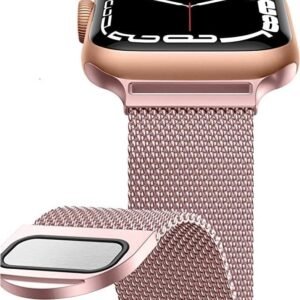 Rose Gold Stainless Steel with Magnetic Wristband Strap