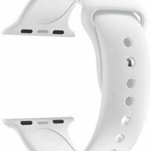 Plane Silicone Strap White